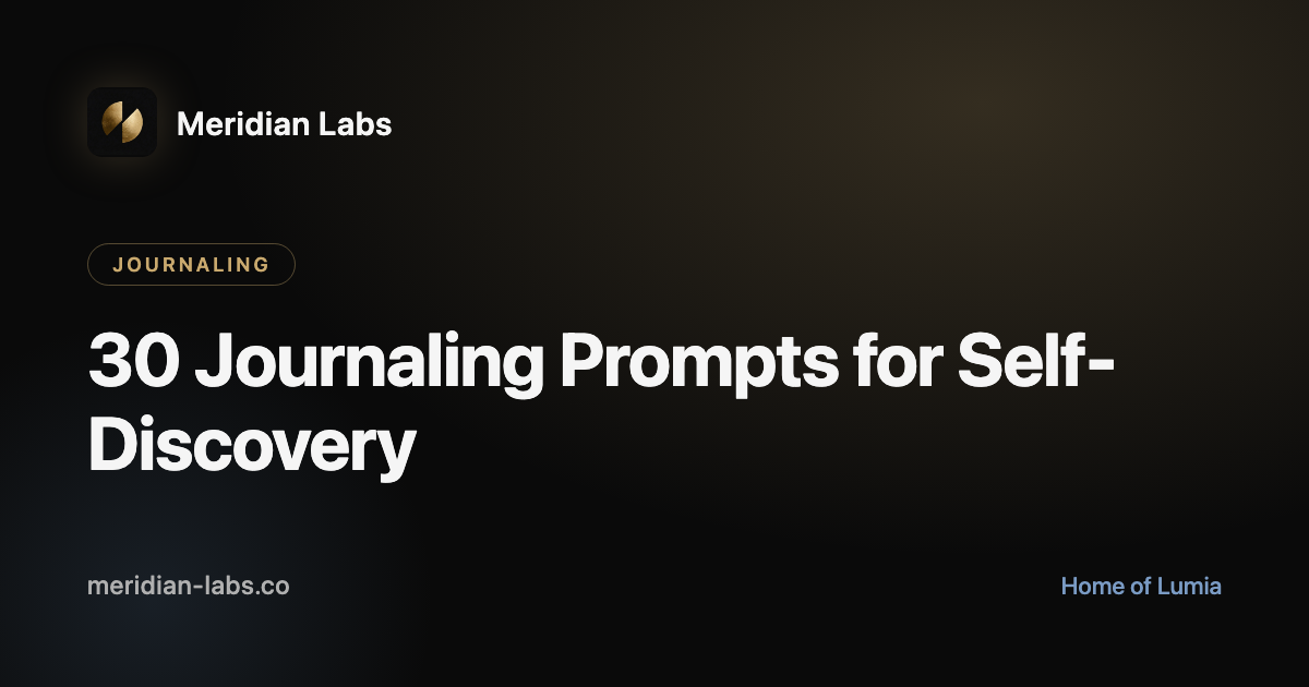 30 Journaling Prompts for Self-Discovery