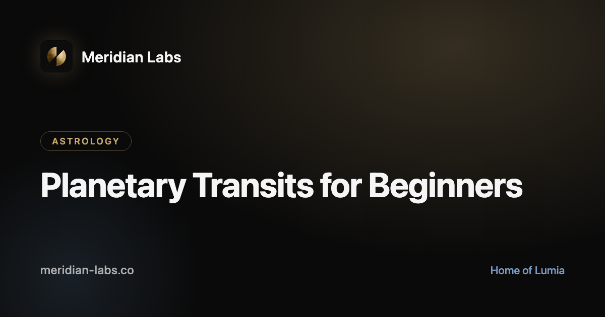 Planetary Transits for Beginners